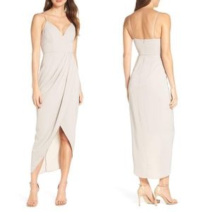 NWT Shona Joy REVOLVE Cocktail Oyster Tulip Dress